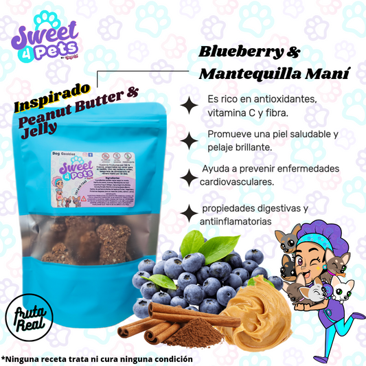 Treats de Blueberry & Mantequilla de Mani