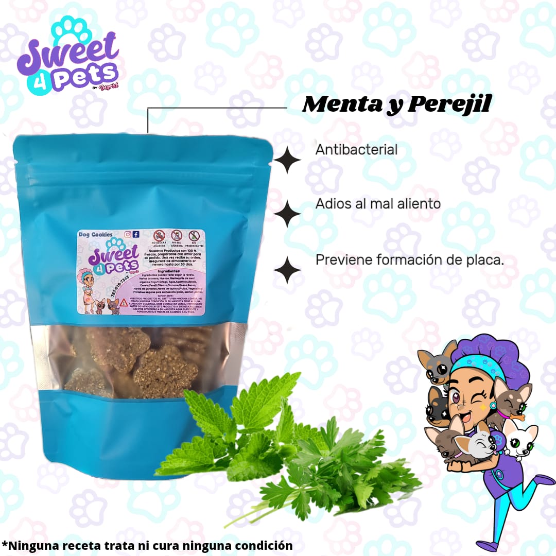 Treats de Menta y Perejil (Aliento)